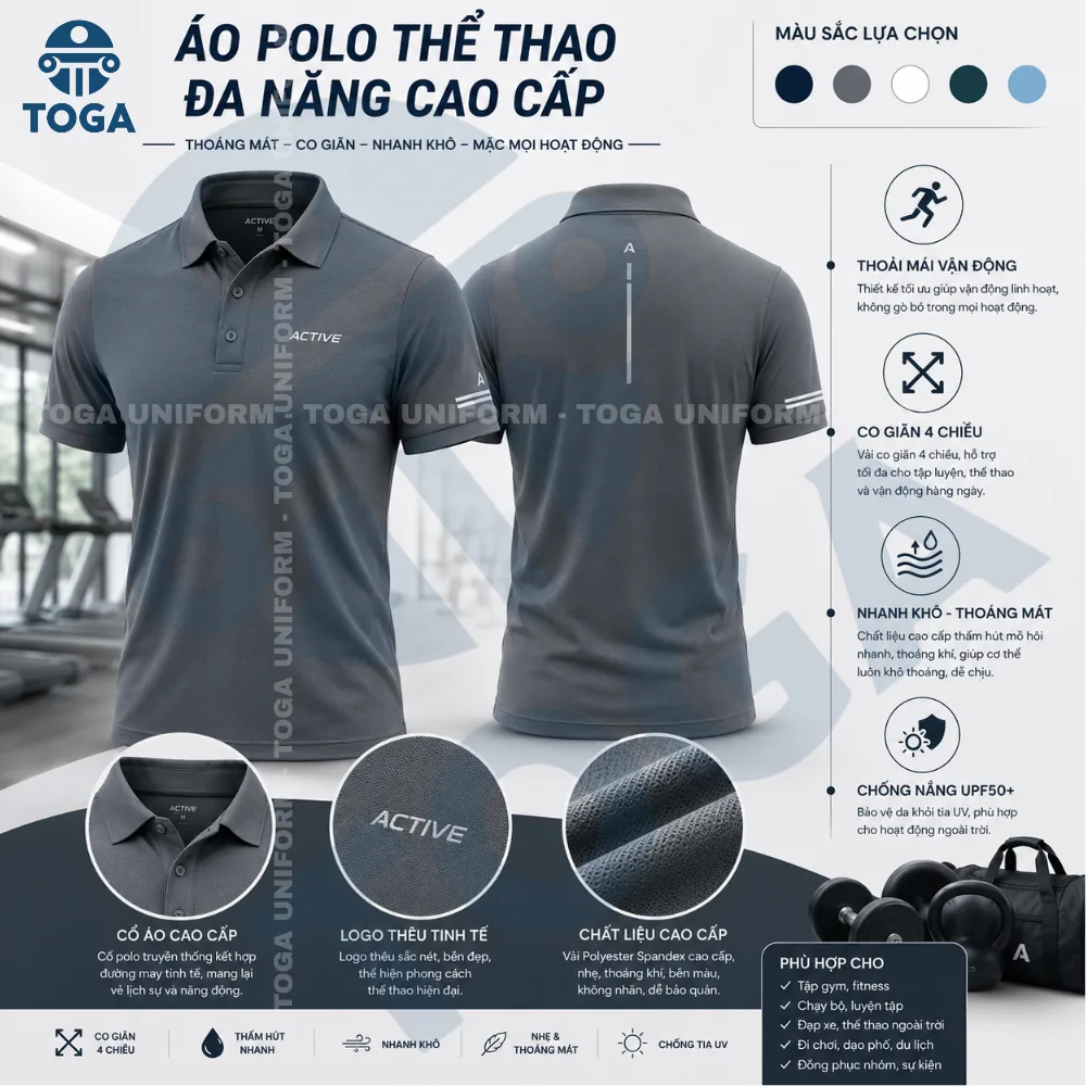 Áo team building đồng phục TOGA Uniform mẫu 2